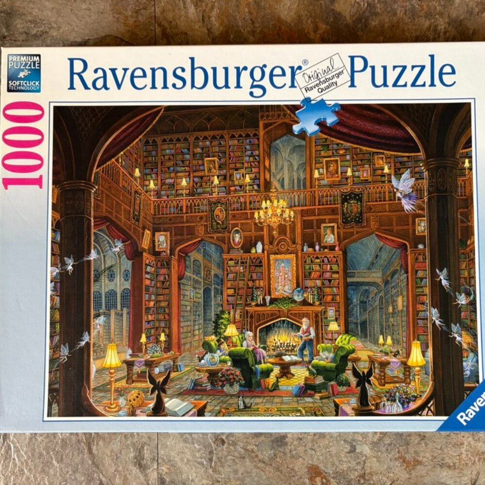 Ravensburger Puzzle, Sanctuary of Knowledge, 1000 pieces, Excellent Condition